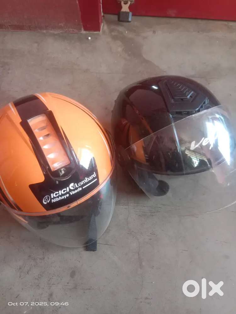 Two helmet