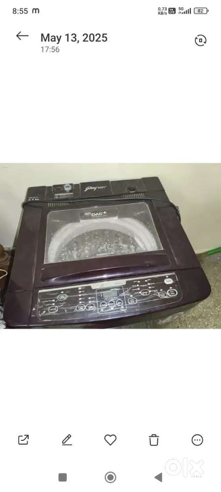 Godrej eon automatic top load washing machine