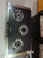 Used Prestige Gas Stove – 3 Burners, Piped Gas Ready