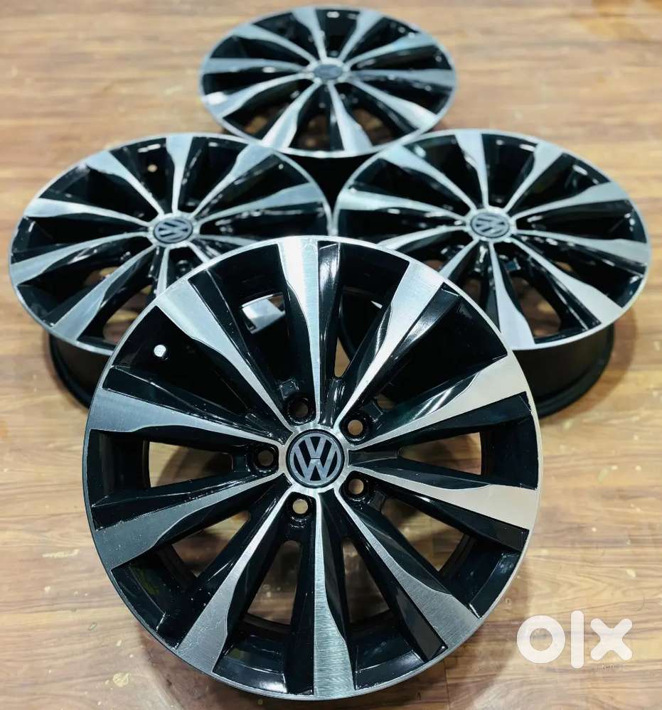 16 inch daimond cut wheels for polo vento virtus taigun slavia kylaq