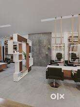 Branded running salon with good profits available for sale in noida