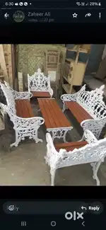 Cost iron bench anticke