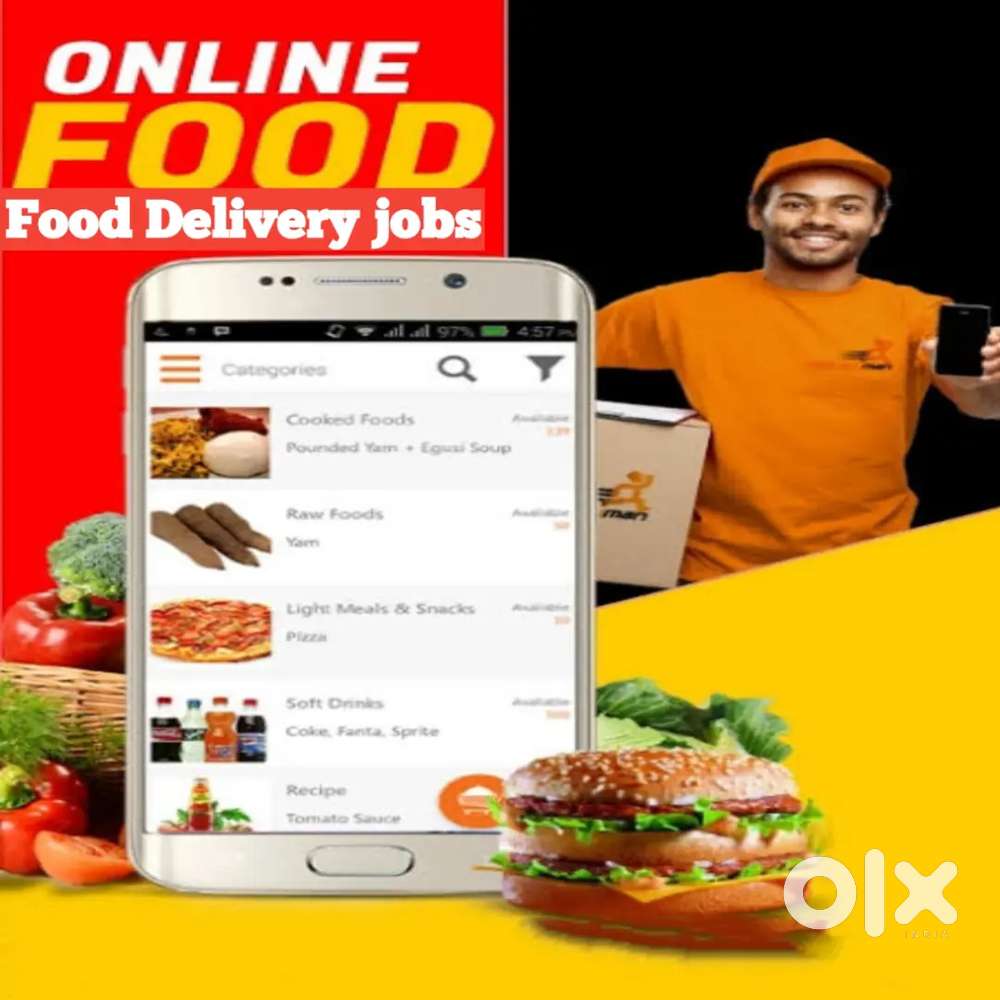 FOOD DELIVERY JOB WEEKLY PAYMENT IMMEDIATELY JOINING
