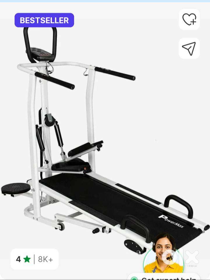 Manual Treadmill Power Max