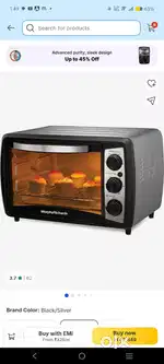 Oven toster griller