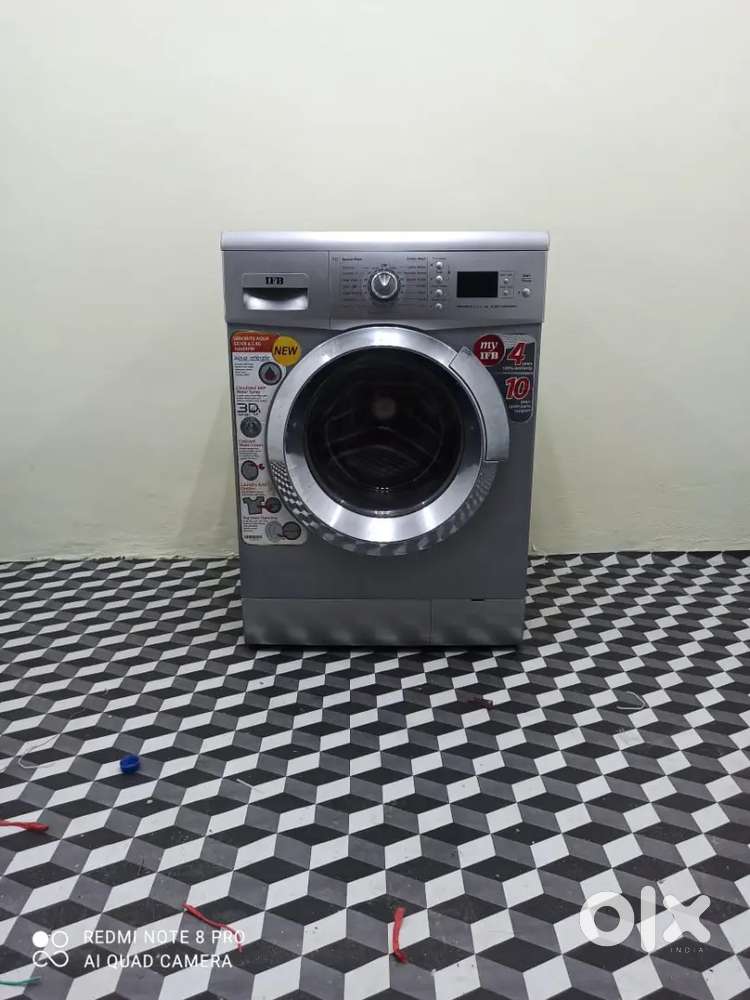 Front load grey colour washing machine IFB fully automatic