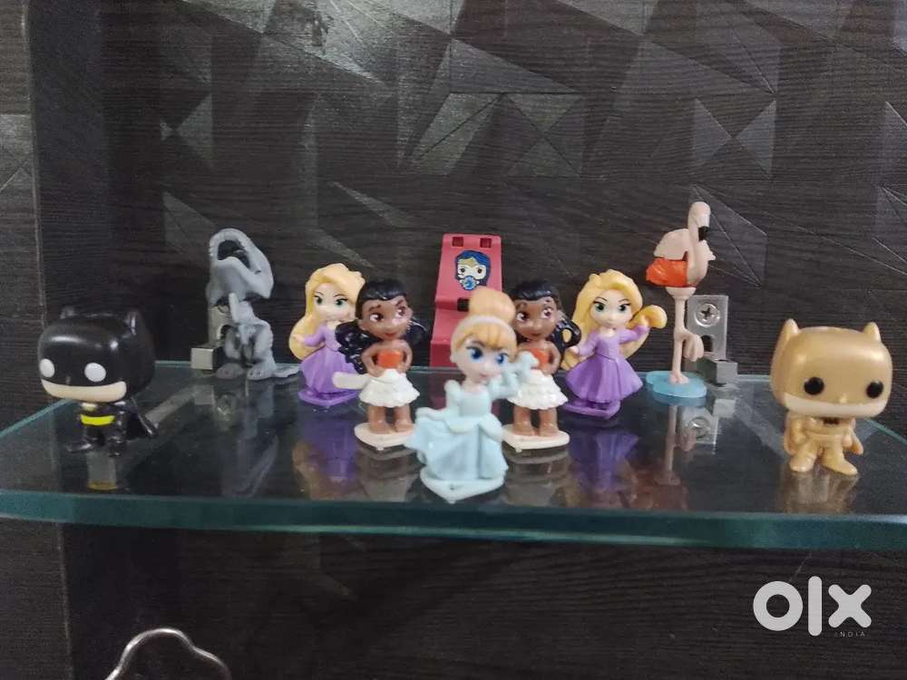 Kinder joy toys collection with limited editions gold batman