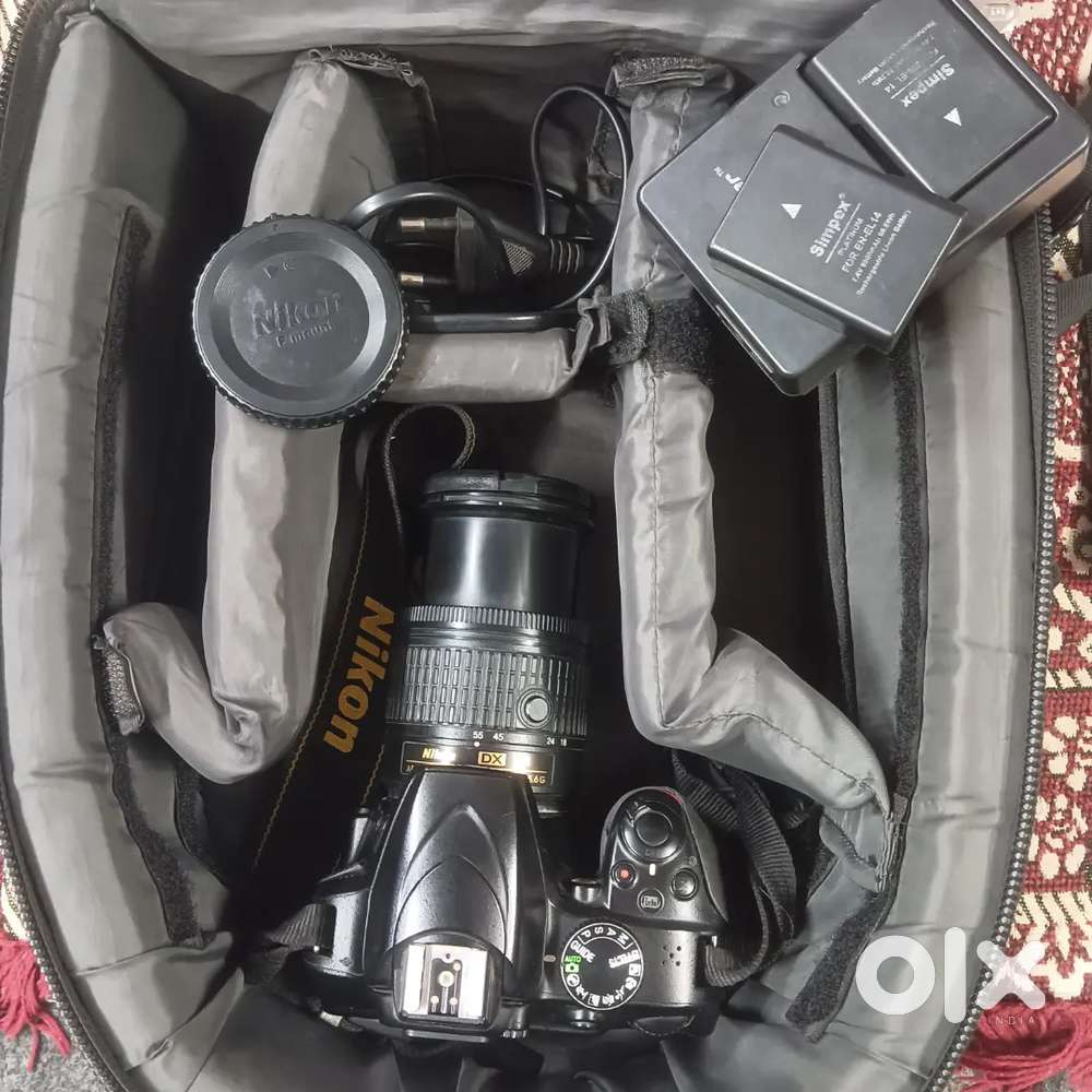Nikon 3400d,5100d & godox flash light urgent sale