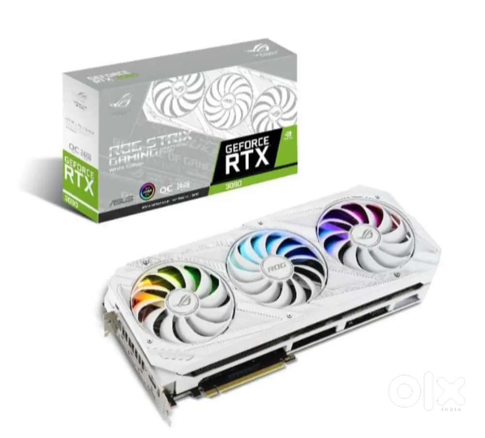 ASUS ROG Strix White OC

GeForce RTX 3090 24GB

GDDR6X Graphics Card