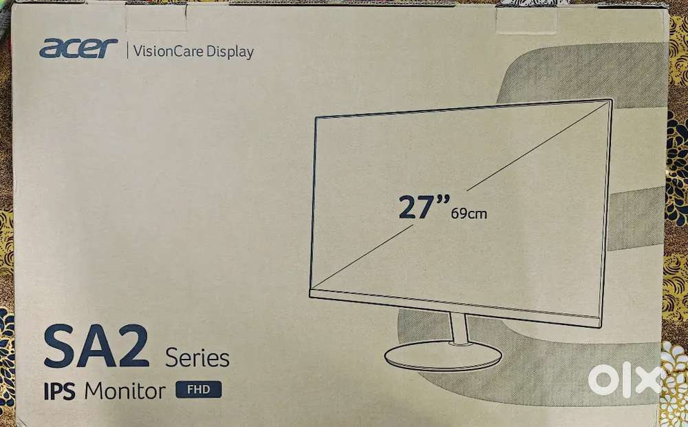 ACER monitor only one time use for checking brand new.