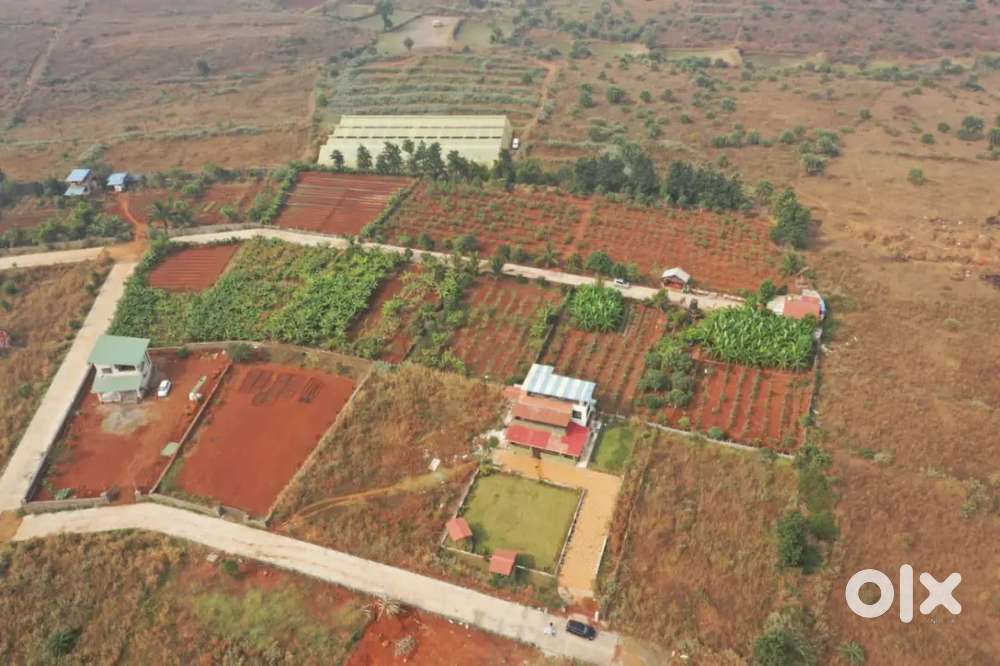 Registered Farmhouse land for sale in prime location hata 125₹/sqft
