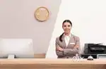 Required female receptionist for centre