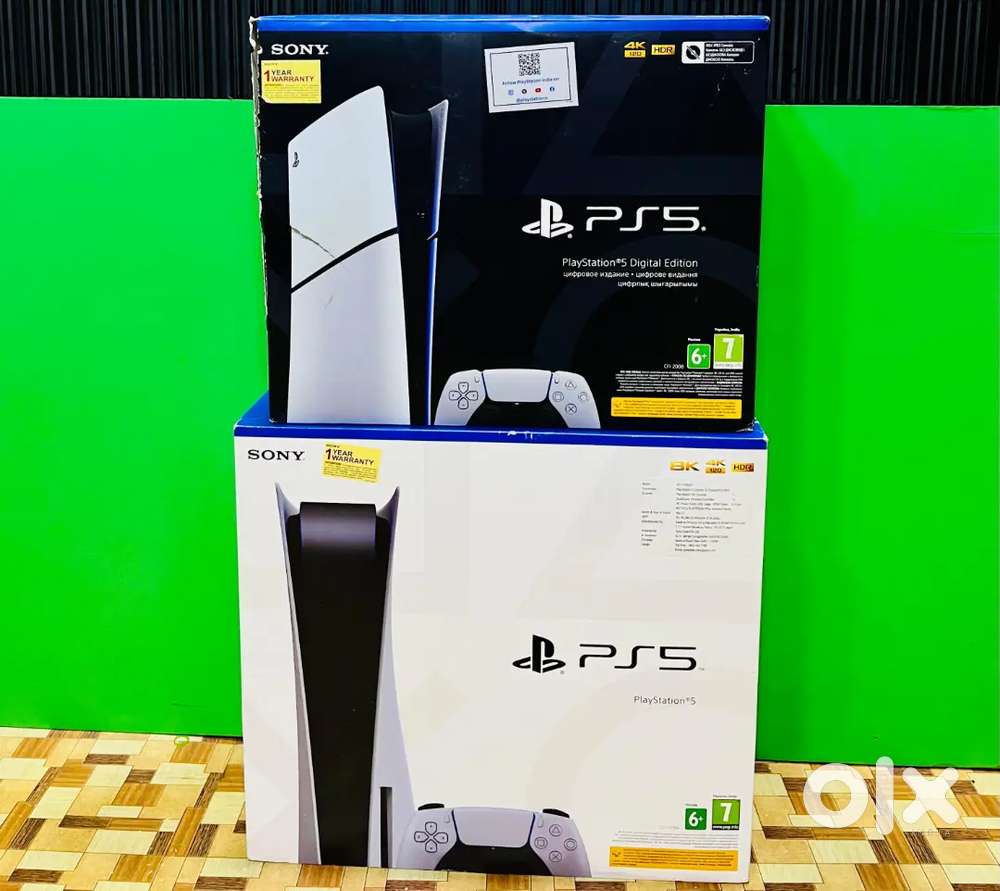 PS5 disc model and digital model for exchange