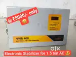 V-guard VWR 400 Stabilizer. Well working condition.