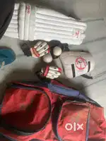 Cricket kit sell on ped hand gloves ball thai beg