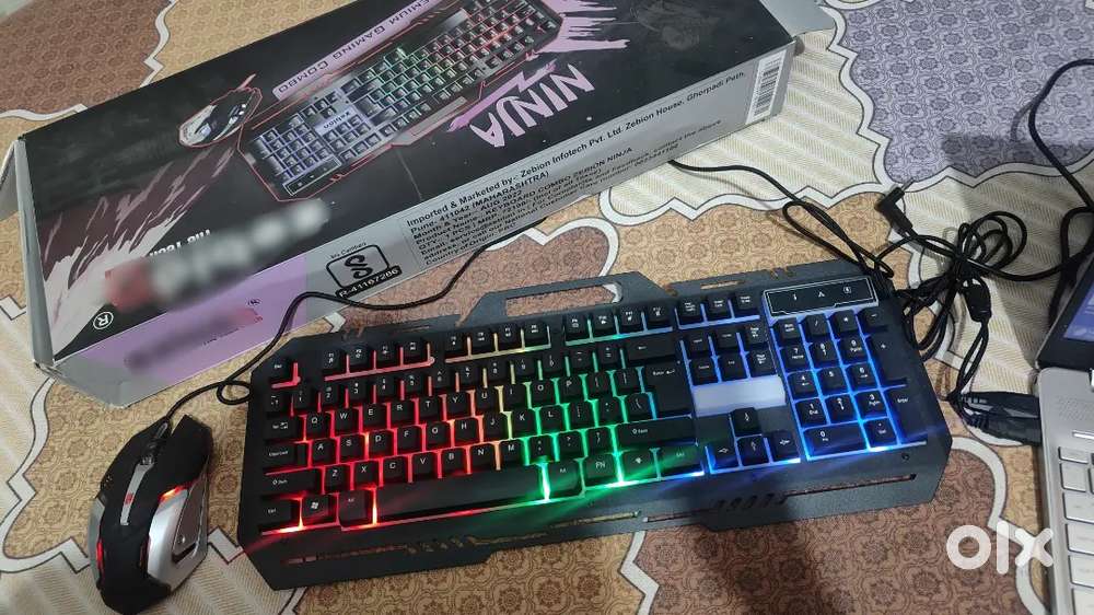 RGB Gaming keyboard and mouse