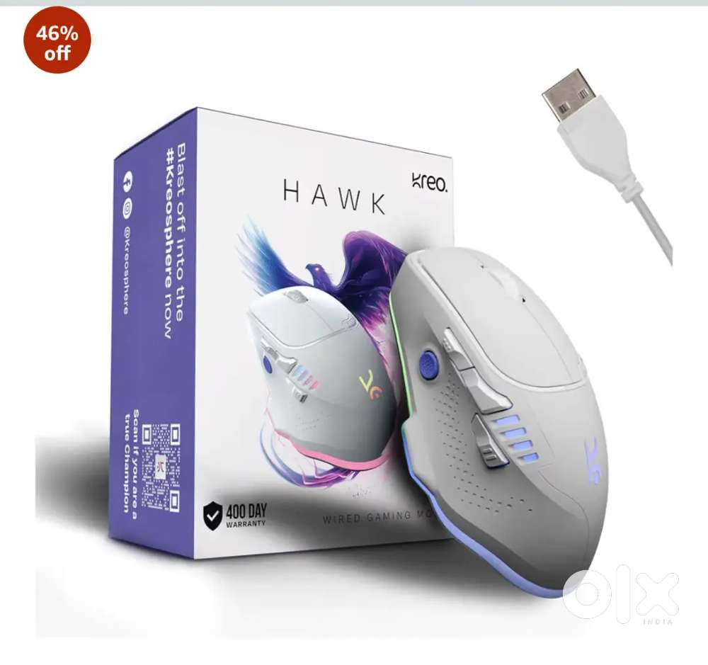 Kreo gaming mouse very very less used online price 1350