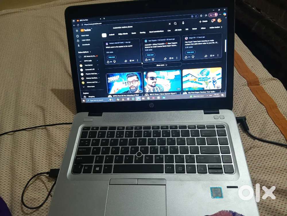 Hp laptop white colour