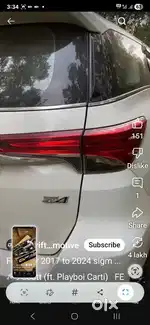 Fortuner Sizma4 Head lights,Tail Lamps&Fog Lamps with 200 W Led lamps