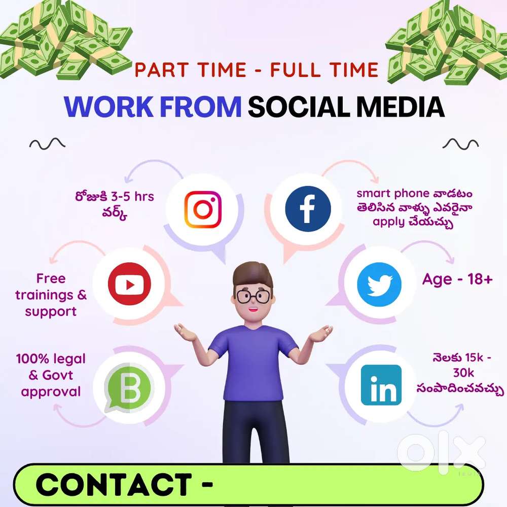 Wanted male and female for online business recruitment
