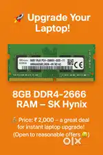 Upgrade Your Laptop! 8GB DDR4-2666 RAM – SK Hynix