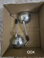 Royal Enfield mirror silver, Kouthnur hennur
