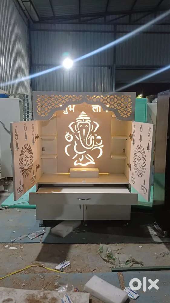 Home Temple Pooja Mandir Wooden Home Temple