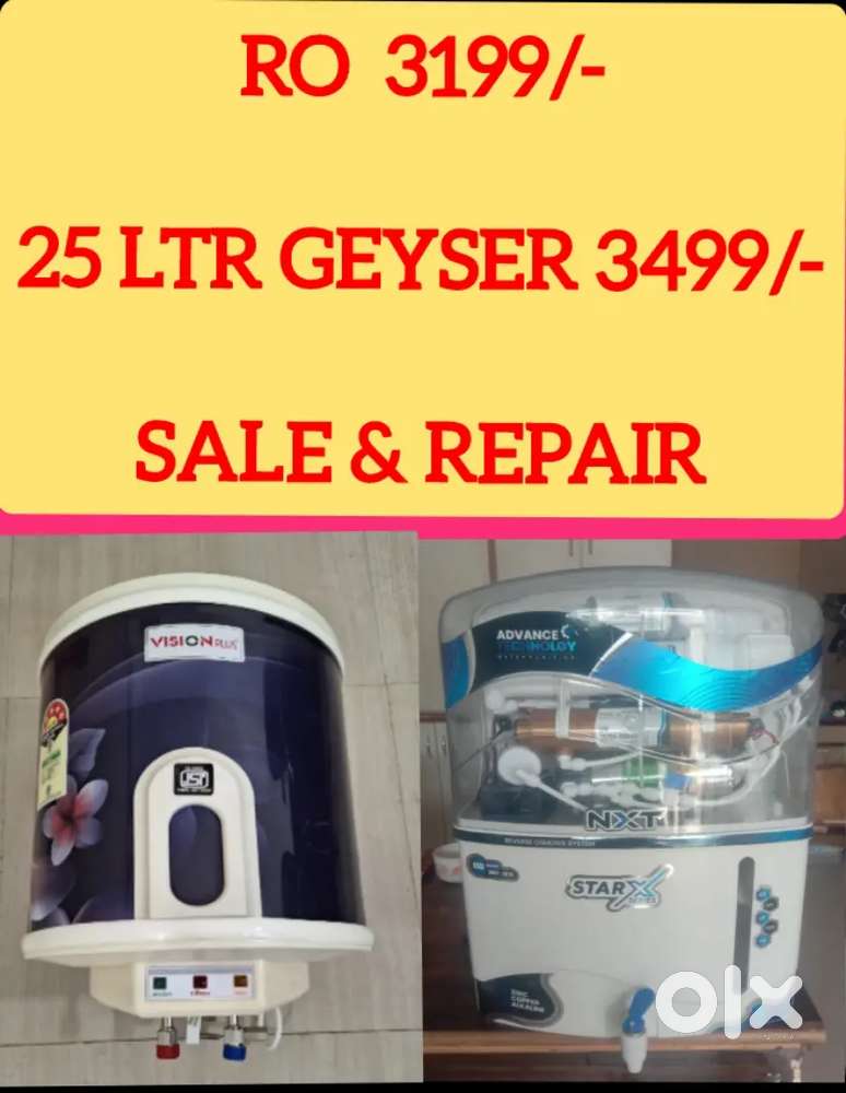 AQUA FRESH WATER PURIFIER RO FILTER, GEYSER, CHIMNEY, INVERTER, REPAIR
