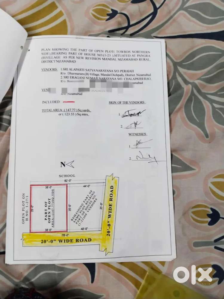 Near hrundai showroom in Nizamabad