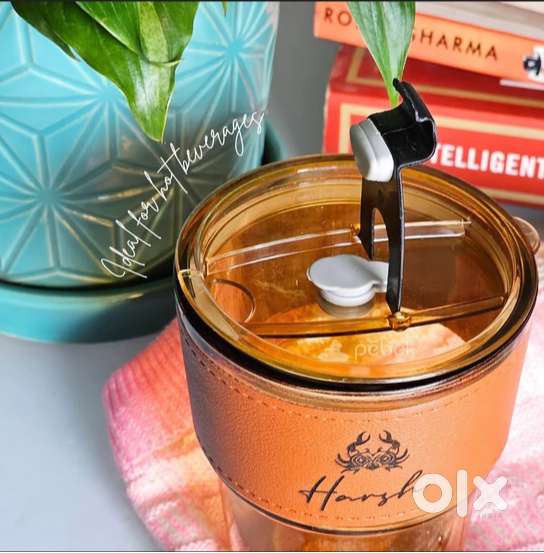 Plastic Sipper glass tumbler 450 ML for Online Business best