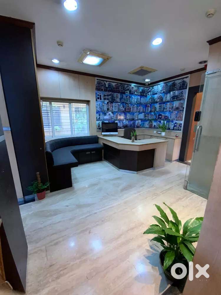 Lake Gardens 1800 sft furnished office rent - 1.25 lakhs