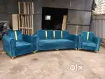 New Premium look 5seater Sofa with Golden finish