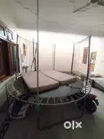 Trampoline 8-9 feet 2 year ago.