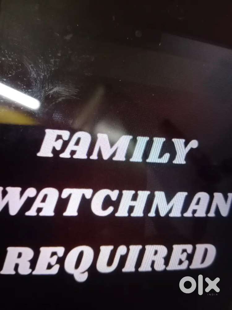 Small apartment required family couple watchman room electricity free