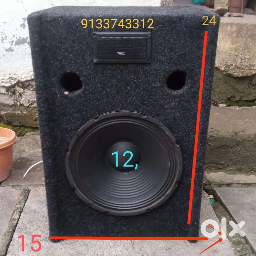 12 inch speaker 18 mm plywood mein 200 wat