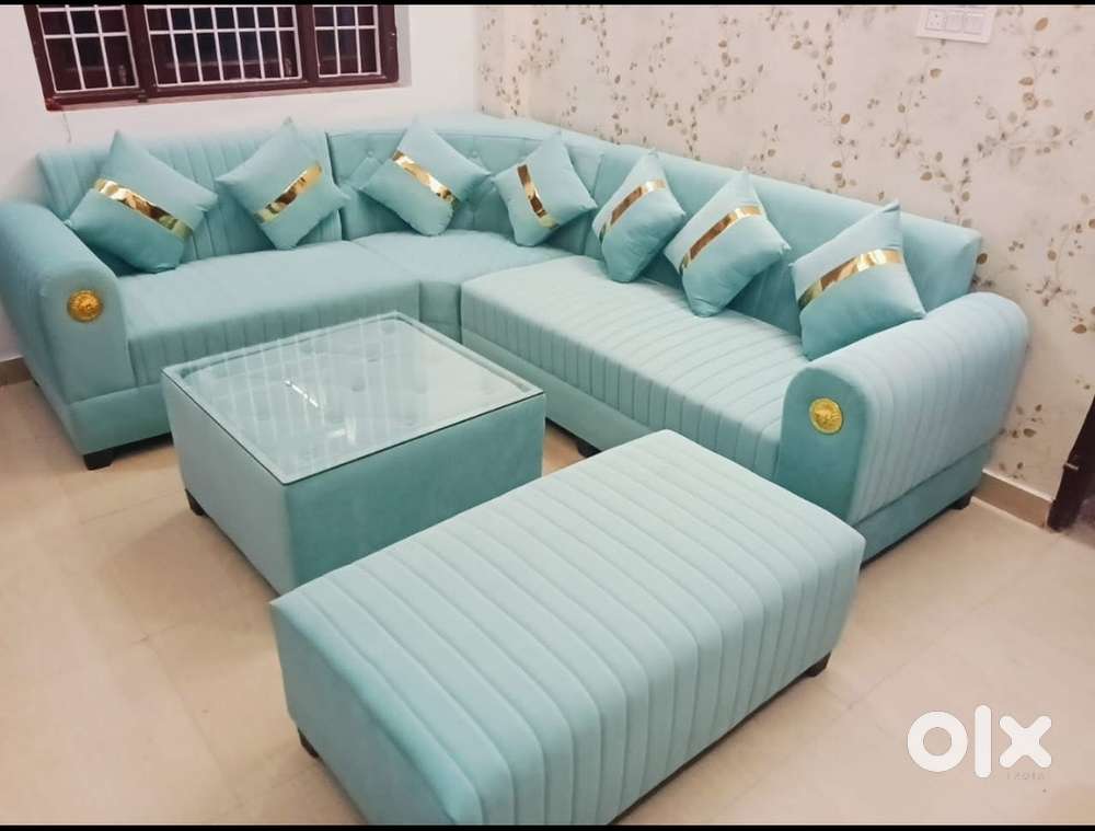Friday sale buy new sofa 8500, L size sofa 13990/-Emi available