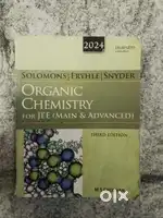 Solomons fryhle Snyder organic chemistry for jee mains and advanced