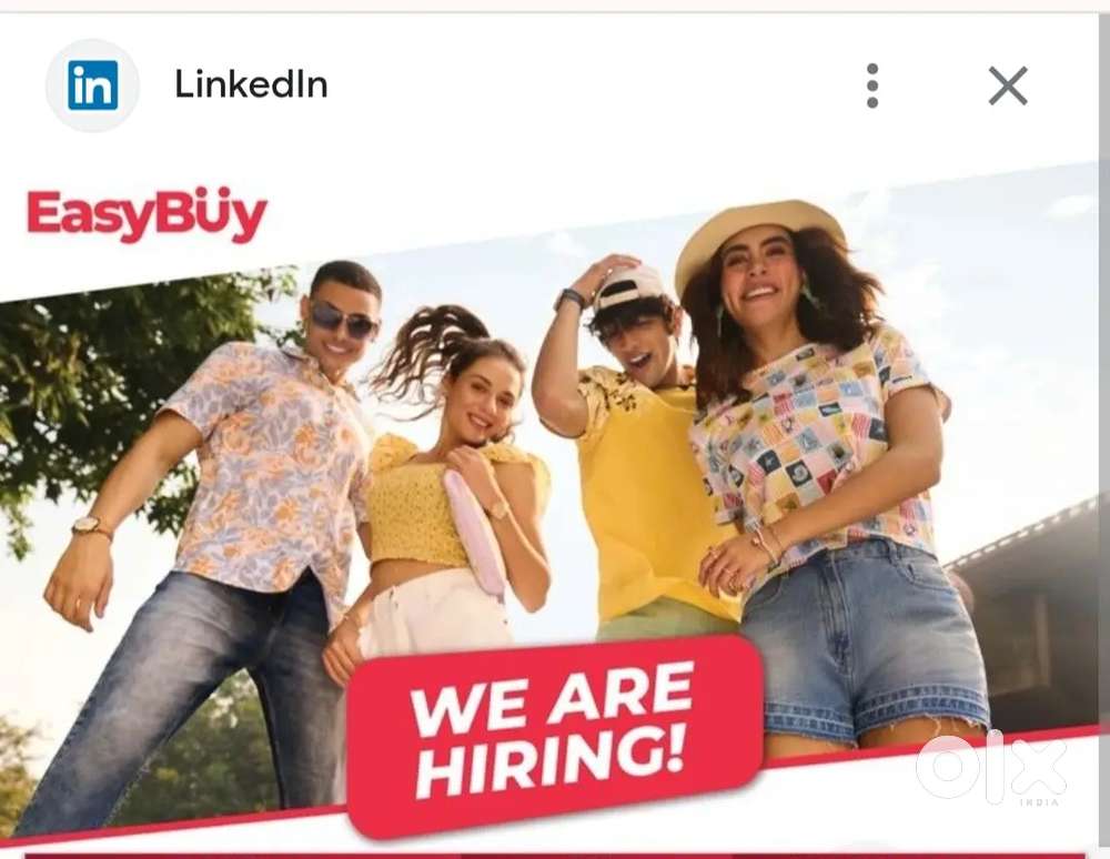 Easybuy Fashion Retail,Sales Man, and women  cashier Attractive salary