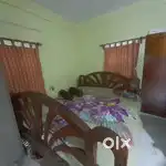 teak king size bed+ small almirah