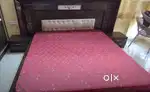 72inch x 74inch LARGE BED + STORAGE + 2 SIDE-TABLES + MATTRESS