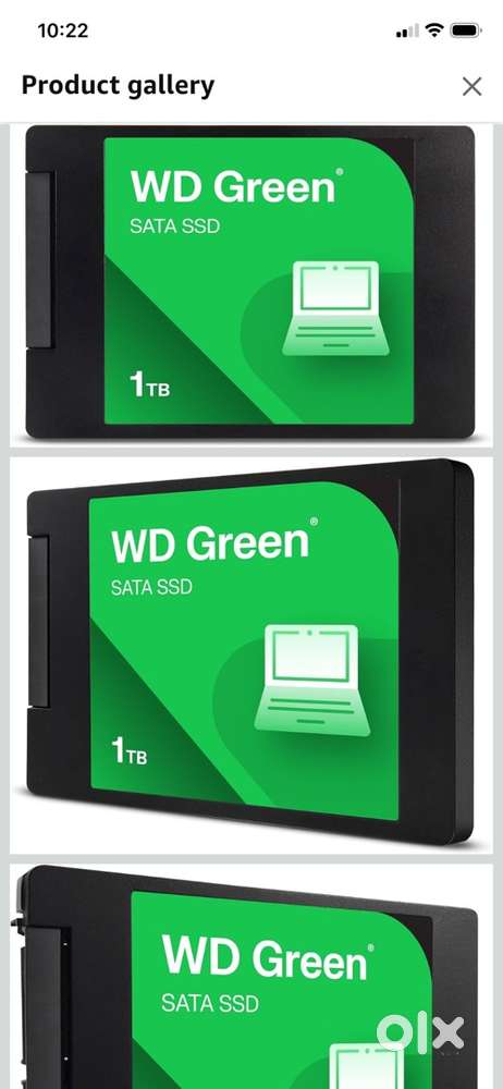 1 TB WD green ssd new packed