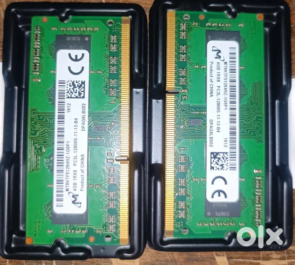 Micron 8GB (2x4GB) DDR3L 1600MHz Laptop RAM Kit Low Voltage original