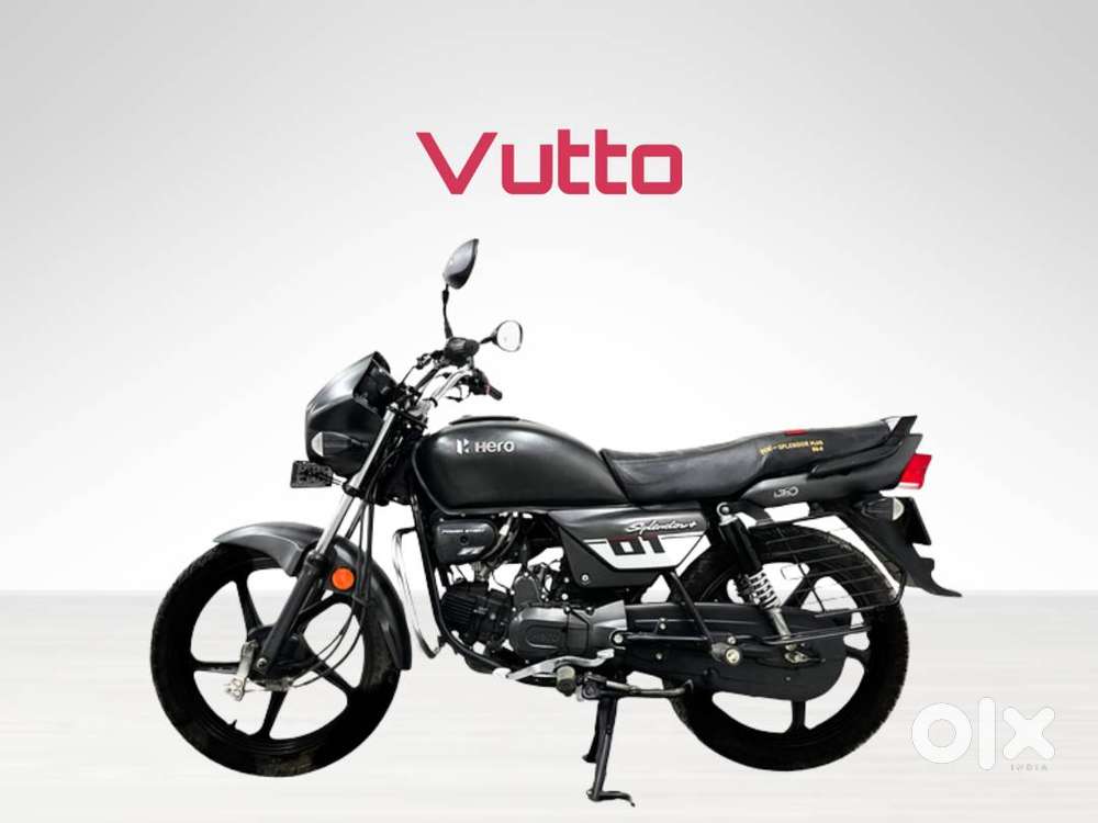 Hero Splendor Plus Self Alloy i3S (1872), 6 months warranty