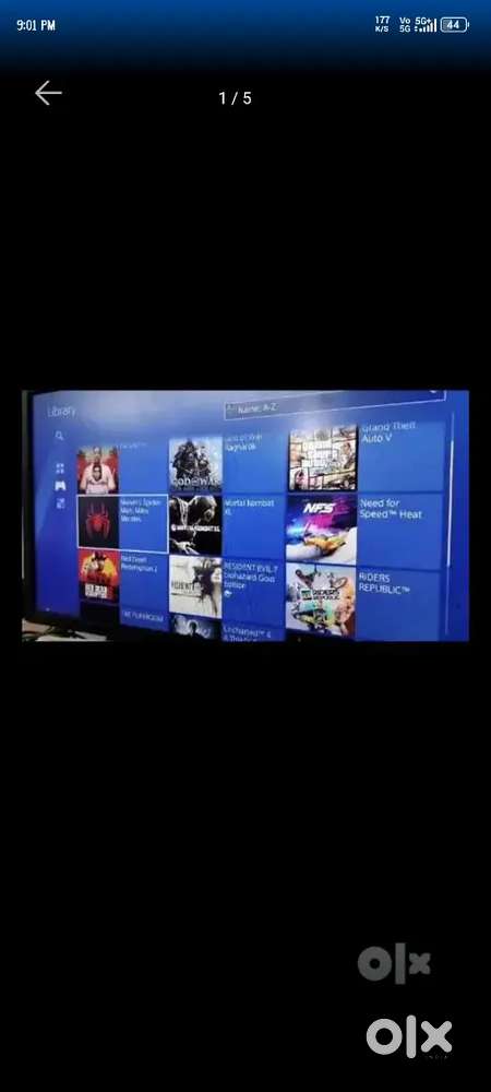 PS4 slim 1TB with two controller and 14 games
