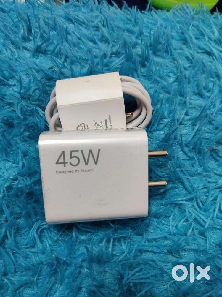 MI 45W TURBO ORIGINAL CHARGER WITH ORIGINAL 4.5A MI CABLE