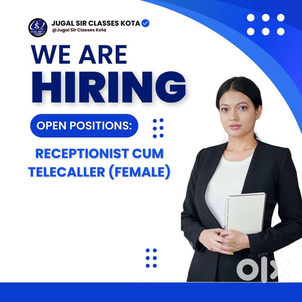 Receptionist cum Telecaller (Female)