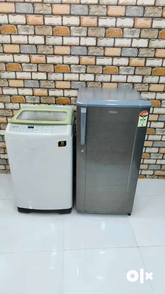 Samsung automatic top load washing machine & Haier single door @15000