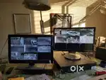 Technician and cabling work