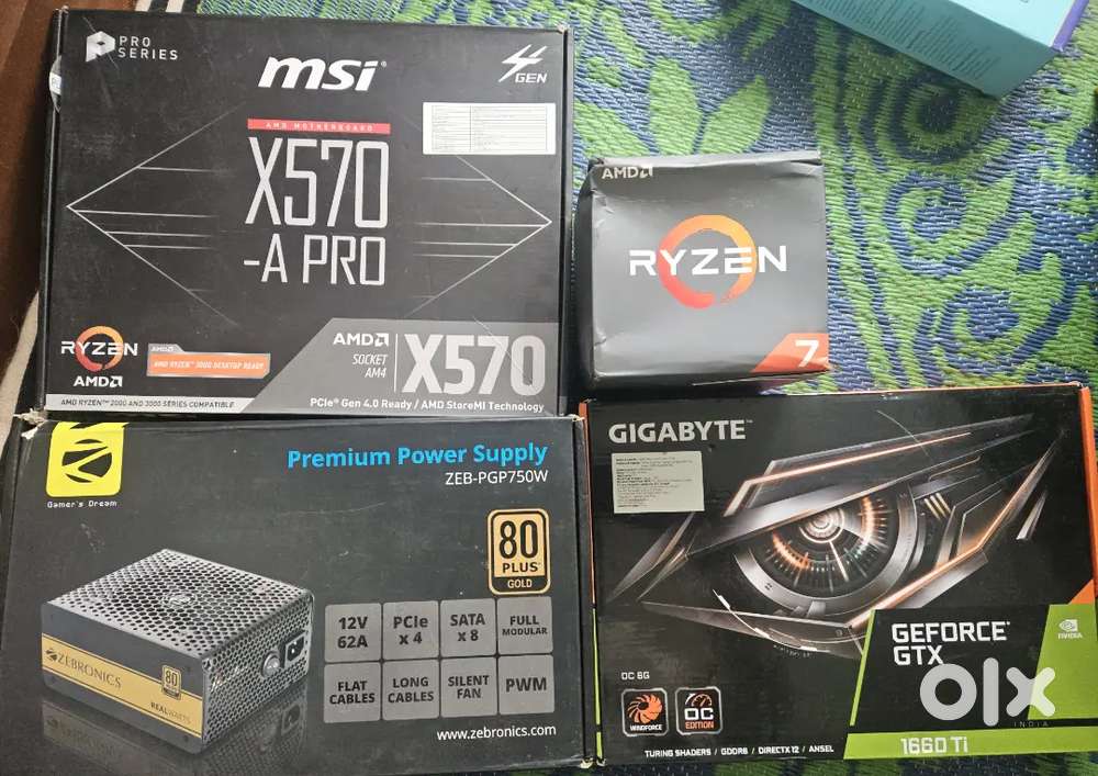 Gaming Pc , Ryzen 7, Rtx 1660 ti 6bg graphics