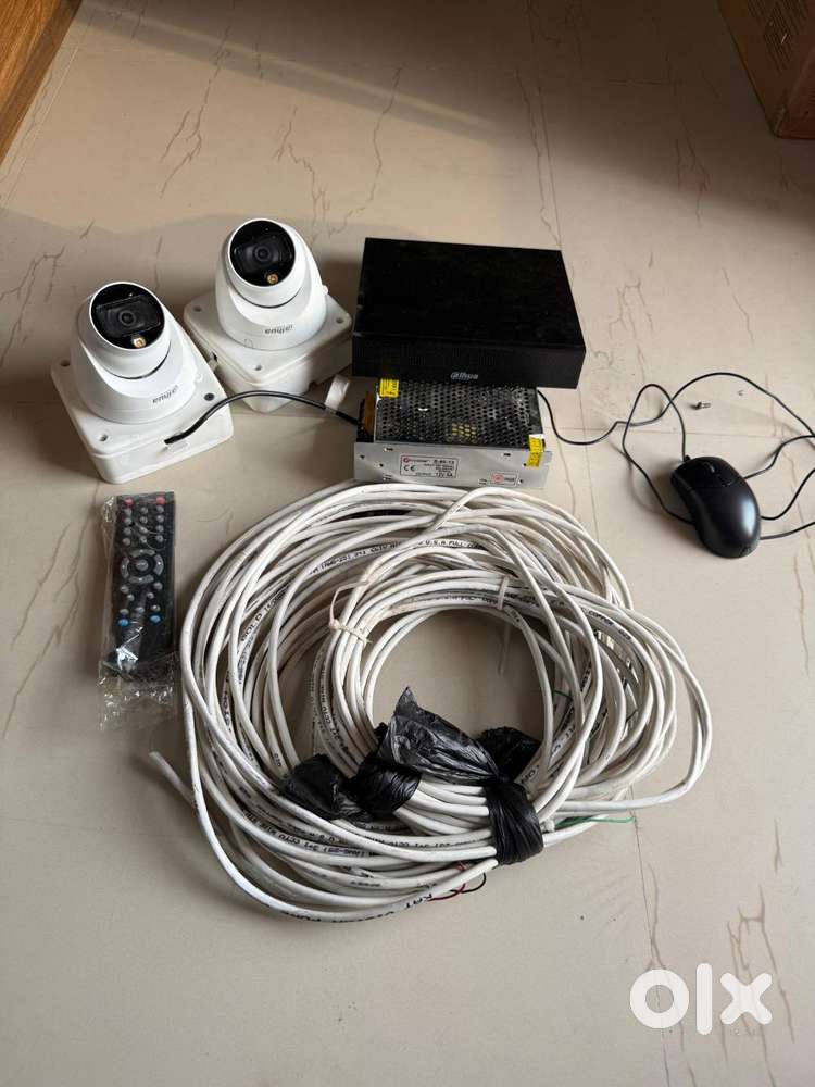 2 Dahua CCTV camera 1TB DVR